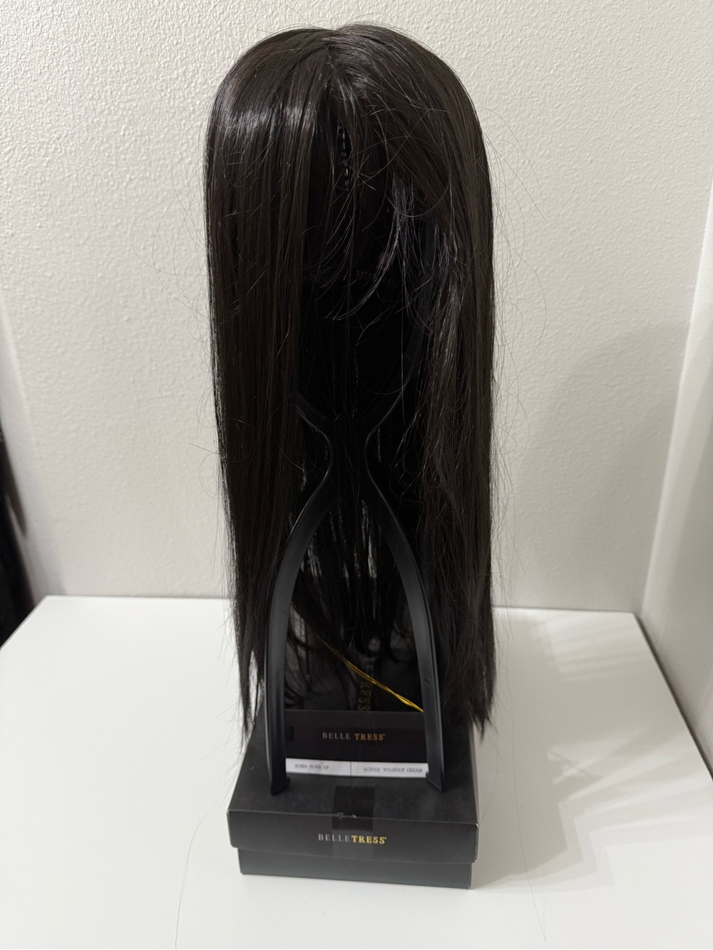 Belle Tress Bossa Nova Coffee Without Cream Lace Front Mono Top Wig, Center Part - Picture 2 of 8